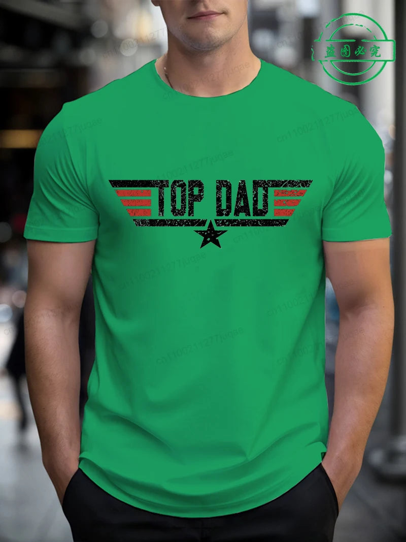 T-Shirts für Männer Top Dad Design Shirts Papa Grafik-T-Shirts Kurzarm Herren Sommer Mode T-Shirts Persönliche Kleidung