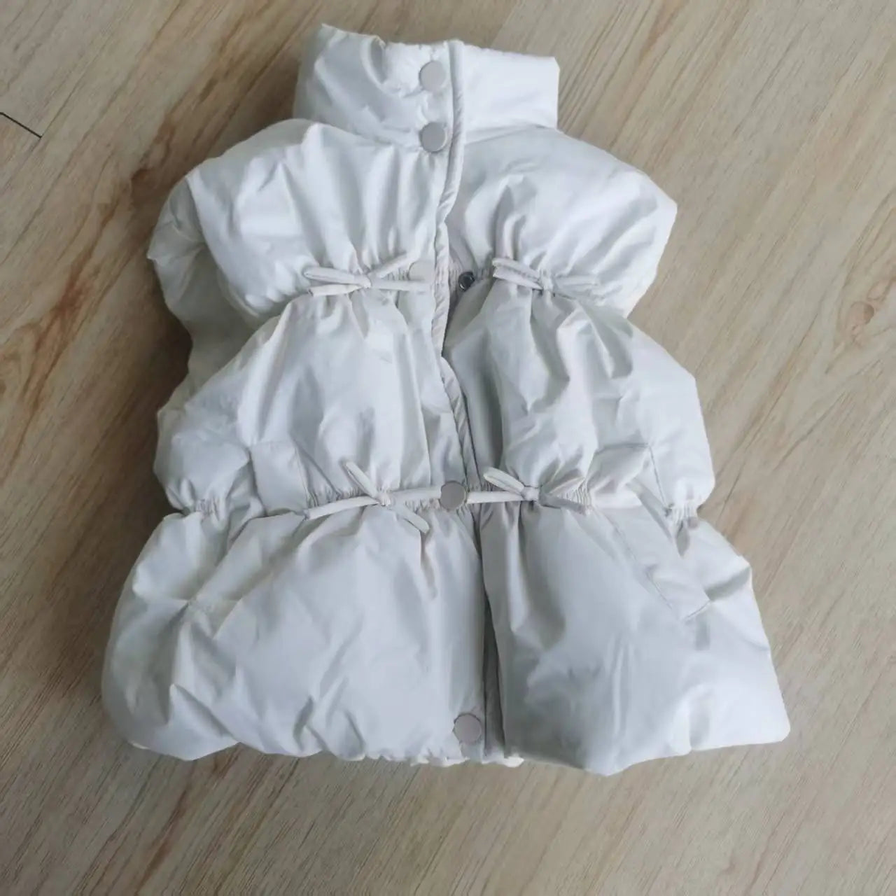 HoneyCherry Mädchen Einfarbig Weste Herbst und Winter Neue Modische Kinder Baumwolle Weste Winter Mädchen Baby Warme Westen