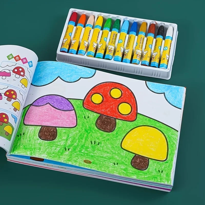 Malbuch für Kinder – Doodle-Zeichenbuch, Geburtstags- und Feiertagsgeschenk, Zeichen- und Malbuch der Einstiegsstufe für Kinder, chinesische Version