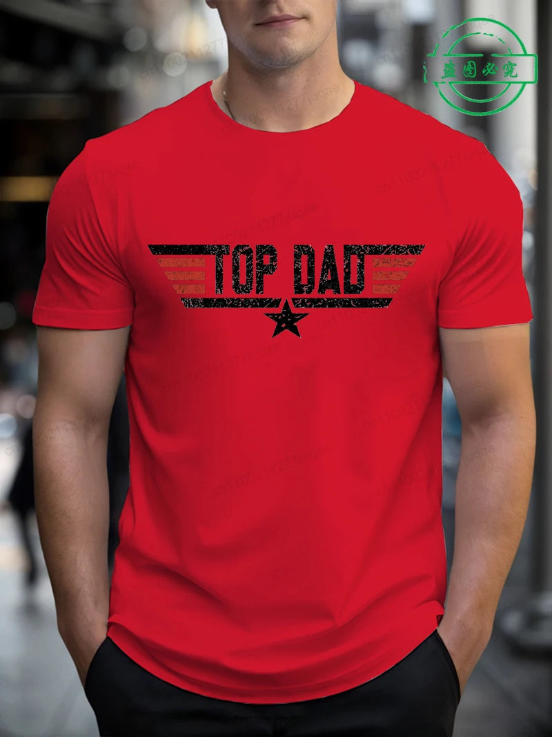 T-Shirts für Männer Top Dad Design Shirts Papa Grafik-T-Shirts Kurzarm Herren Sommer Mode T-Shirts Persönliche Kleidung