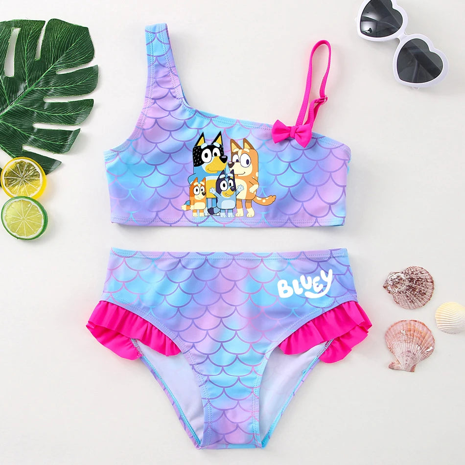 Bluey & Bingo Girls Bikini Set