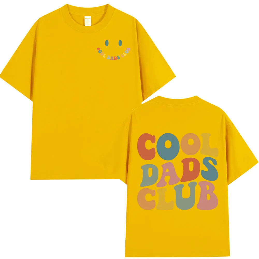 Cool Dad Club T-shirt Männer Kleidung Väter Geburtstag Kurzarm T-shirts Großvater Ehemann Homme Baumwolle T-shirt Tops Streetwear