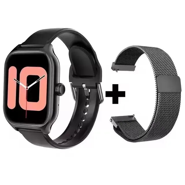 Smart Watch für Android IOS Uhren 1,83 Zoll HD Display Bluetooth Anruf Nachricht Alarm Musik Sport Modus Smartwatch Männer Frauen Geschenk