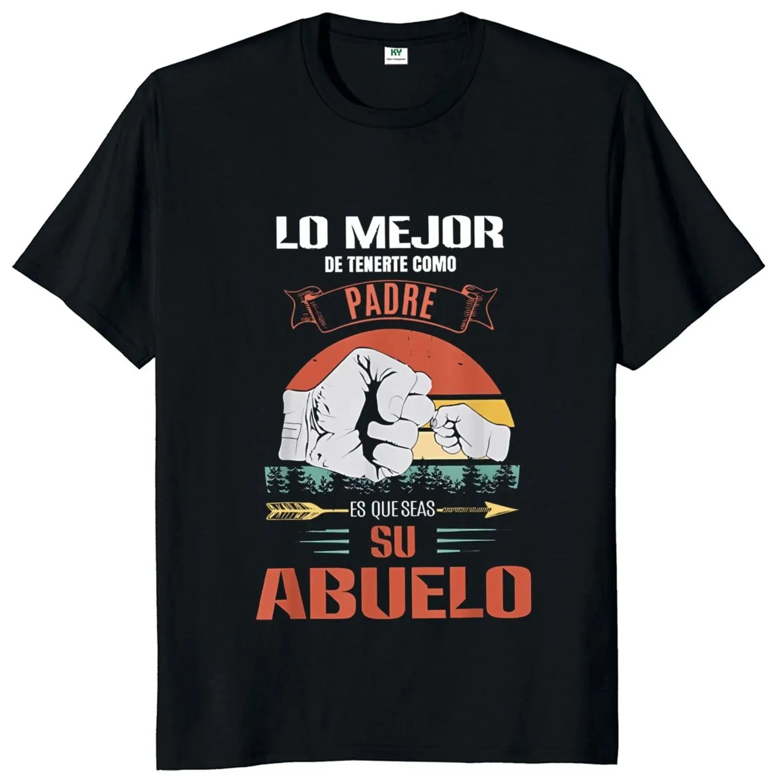 Wenn Papa es nicht reparieren kann, sind wir geschraubt T-Shirt Retro Spanisch Vater Papa Geschenk Männer Kleidung Unisex Baumwolle lässig EU-Größe T-Shirt