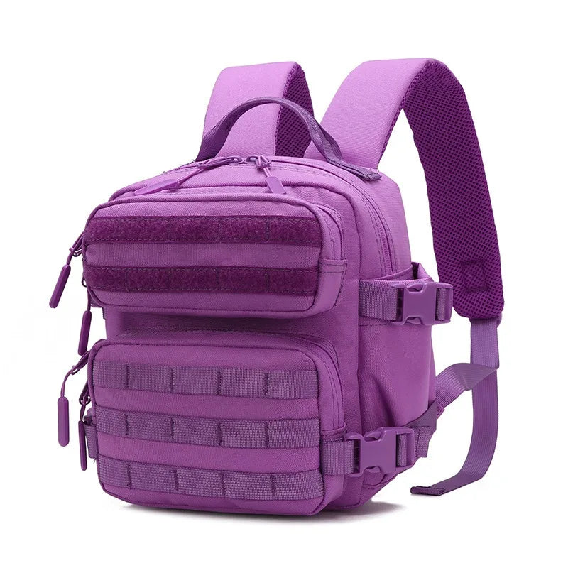 9L Sportrucksack MOLLE 3-Tage Bug Out Bag Mini Outdoor Pack für Damen Herren EDC Camping Wanderrucksack