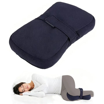 1-Piece Knee Pillow, Ergonomic Side Pillow for Side Sleepers, Back, Legs, Hips, Joints, Pregnancy, Sciatica, Neuralgia, Relief