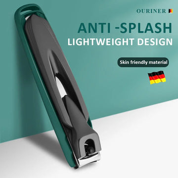 Colorful Nail Clippers, Splash-Proof, Nail Cutter, Detachable Design, Fingernail Clippers, Stainless Steel, Manicure Nail Tool
