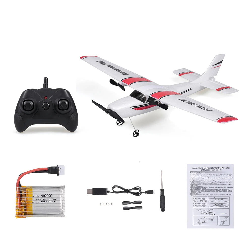 FX801 RC Flugzeug EPP Schaum 2,4G 2CH RTF Fernbedienung Spannweite Flugzeug Feste Spannweite Flugzeug Spielzeug Geschenke für Kinder Kinder