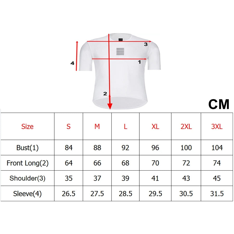 Rsantce 2024 Radfahren Basisschicht Langarm Fahrrad Sport Bike Shirt Unterwäsche Rennrad Jersey Shirt Unterhemd