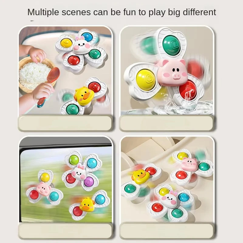 Baby Sucker Spinning Spielzeug Kinder Bad Montessori Bildung Rotierenden 3 Jahre Badezimmer Spielzeug für Kleinkind Kleinkind Spielzeug für Baby