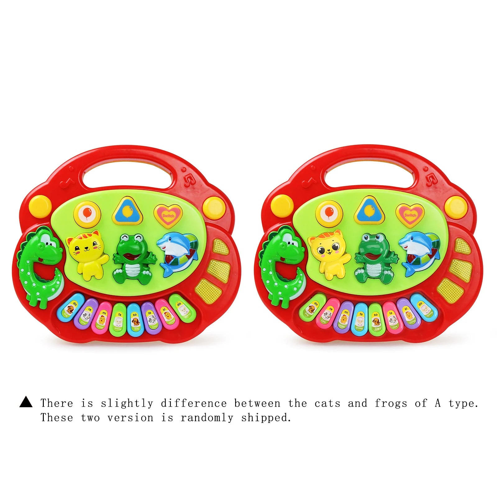 Kinder Cartoon Klavier Tastatur Spiel mit Tier Sounds Blinklicht Musik Baby Instrument Musik Spielzeug Pädagogisches Spielzeug Kinder Geschenke