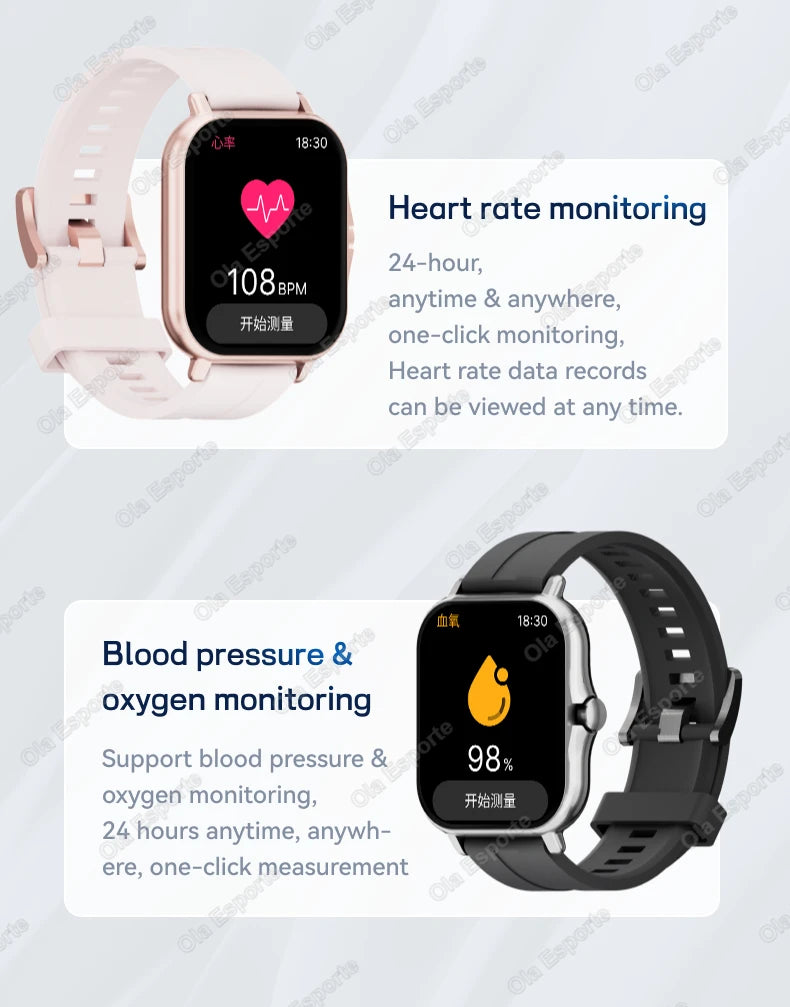 2026 Neue Multifunktionale Smartwatch für Männer & Frauen Bluetooth-Verbundenes Telefon Musik Fitness Sport Armband Schlafüberwachung Uhr HW12