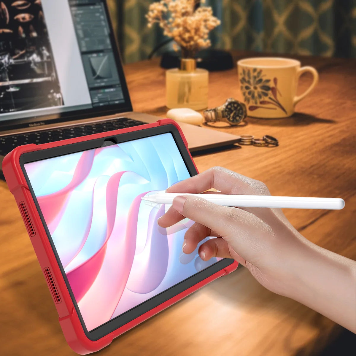 Für Honor Pad x9 11,5 Zoll Tablet-Hülle Hochleistungs-Kinder-Silikon-PC-Hybrid-Rüstungs abdeckung für Ehre x8 Pro Stand stoßfest