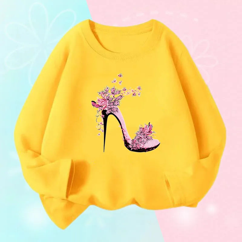 Girls Long Sleeve Graphic Tee