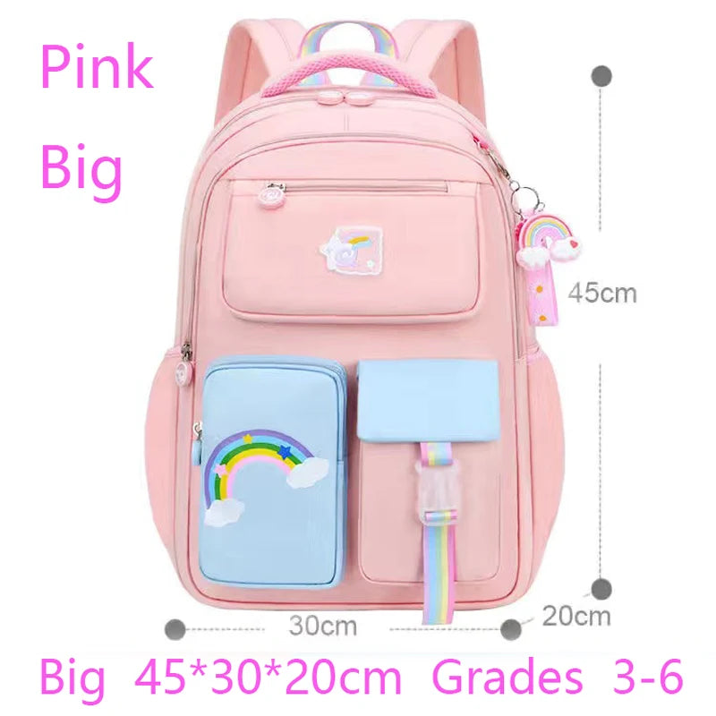 Girls Macaron School Backpack