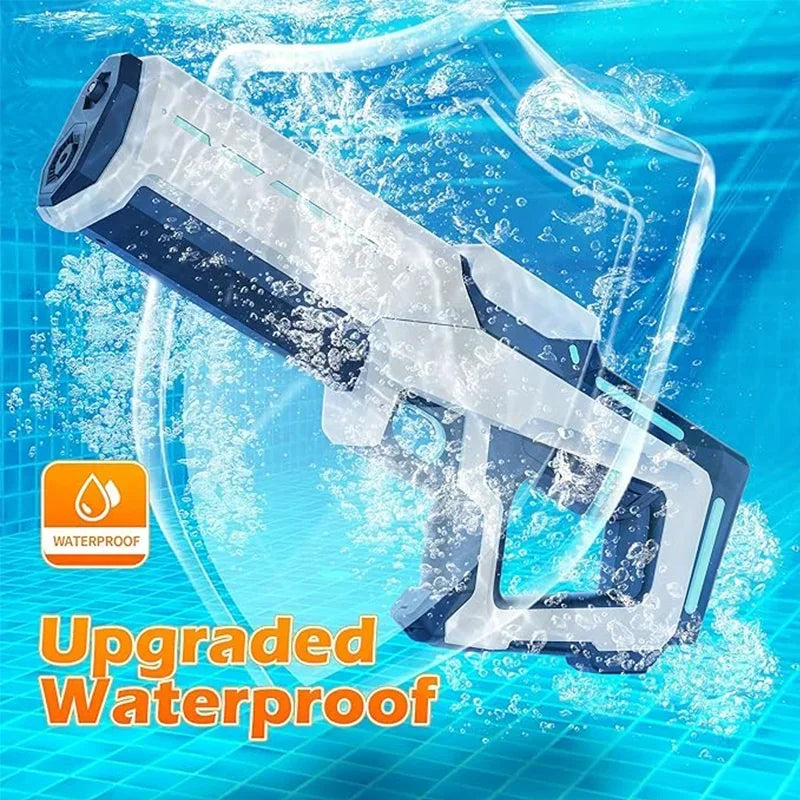 43cm elektrische Wasser pistolen für Erwachsene leistungs starke Spritzen automatische Wassers auger Wassers trahler Sommer Outdoor Strand Spielzeug für Kinder Geschenk