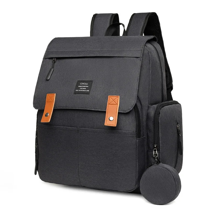Multifunktionale Mumientasche, große Kapazität, neue Mutter- und Babytasche, tragbarer Anhänger-Rucksack für Mutter zum Ausgehen für Frauen