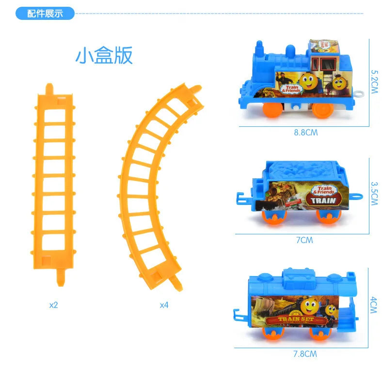 Neues Elektrisches Spielzeugeisenbahn-Set für Kinder mit Lernfunktion und Montagebahn