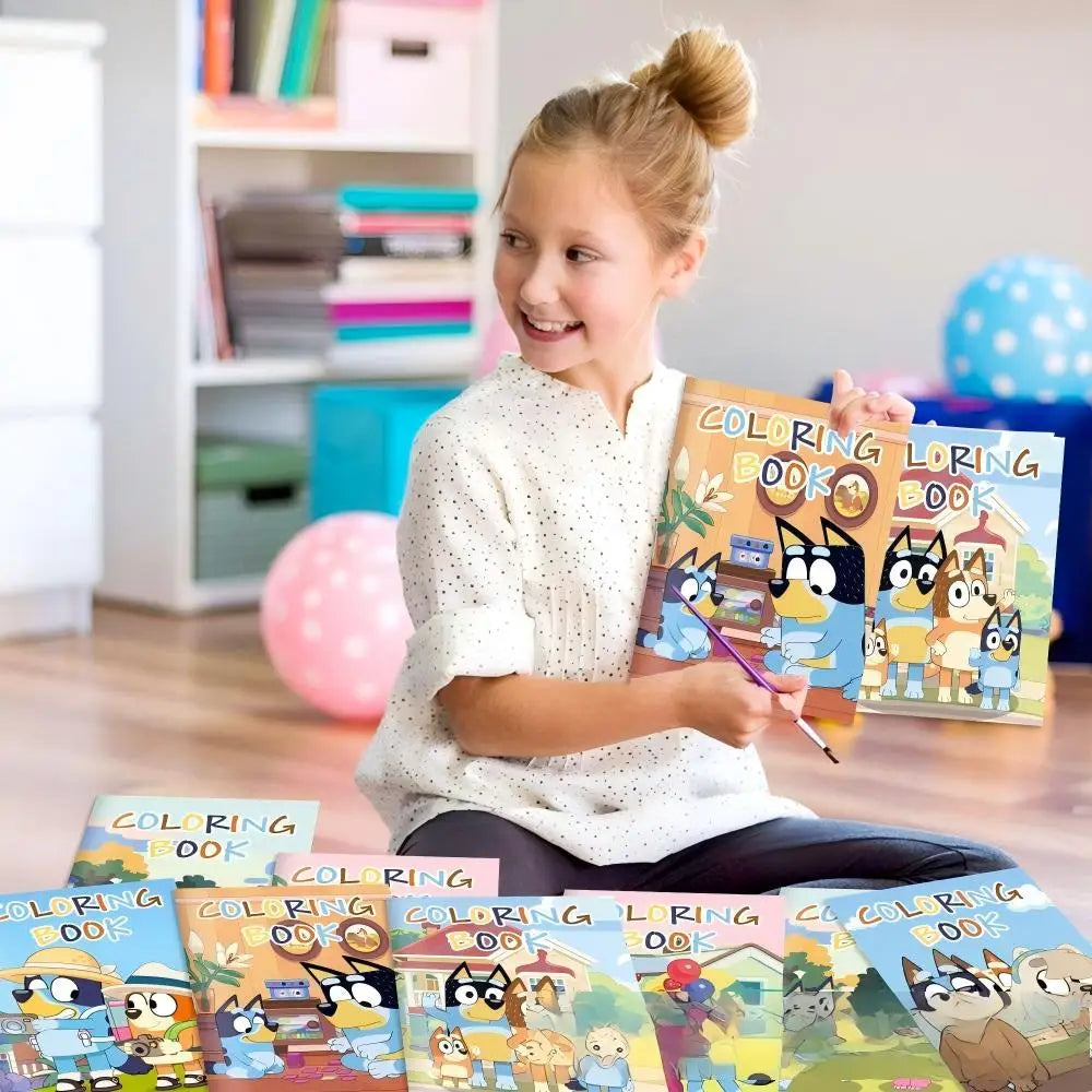 Bluey & Bingo Malbuch-Set