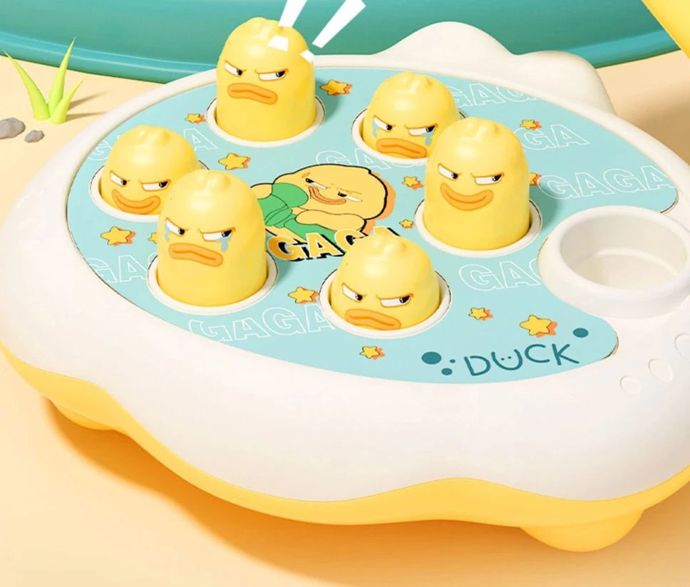 Ente/Frosch/Schwein Baby Spielzeug Montessori Lernspiel Lernpuzzle Geschenk für 12–24 Monate Kleinkind Junge/Mädchen mit Hammer