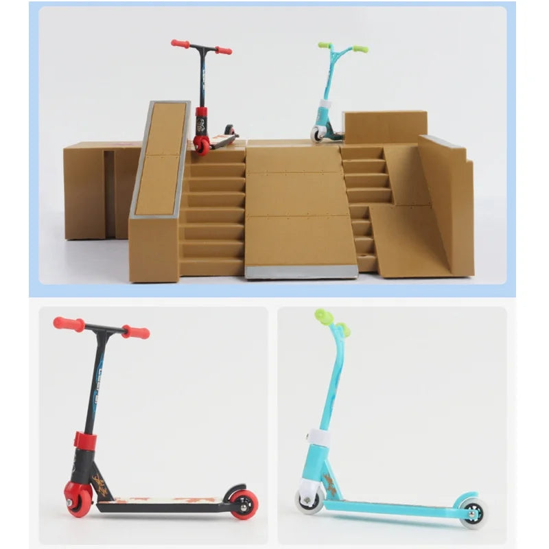 Neuheit Lustiger interaktiver Mini-Fingerroller Stunt Fingerspielzeug Skate Skate Scooter Finger Eltern-Kind-Interaktives Weihnachtsgeschenk