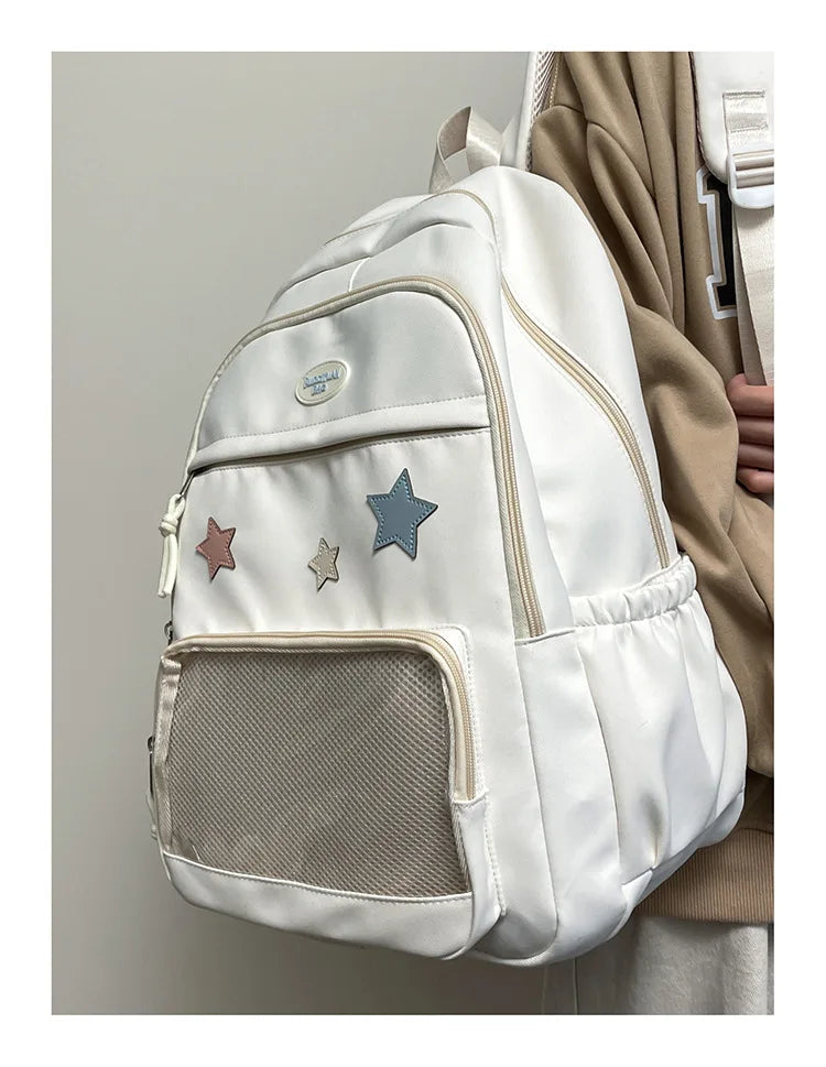 Y2K Star Transparent Backpack