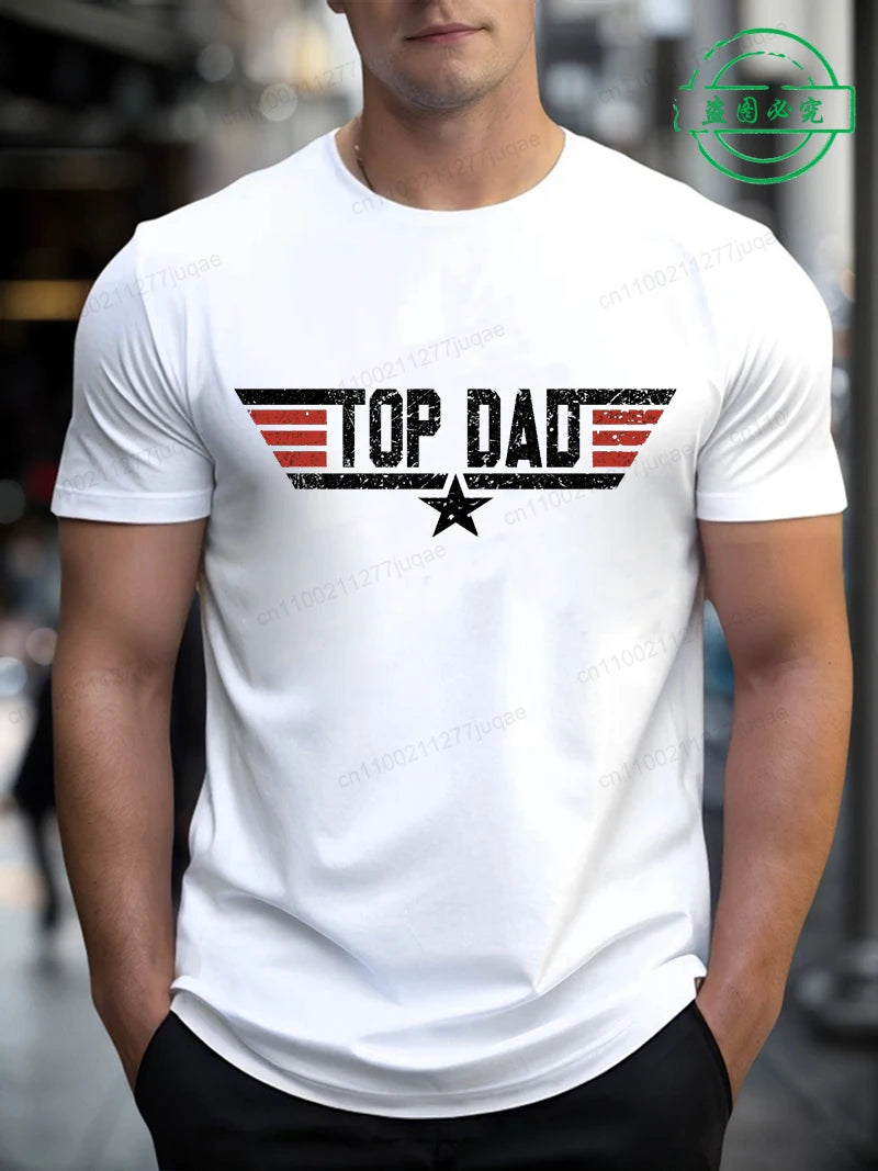 T-Shirts für Männer Top Dad Design Shirts Papa Grafik-T-Shirts Kurzarm Herren Sommer Mode T-Shirts Persönliche Kleidung