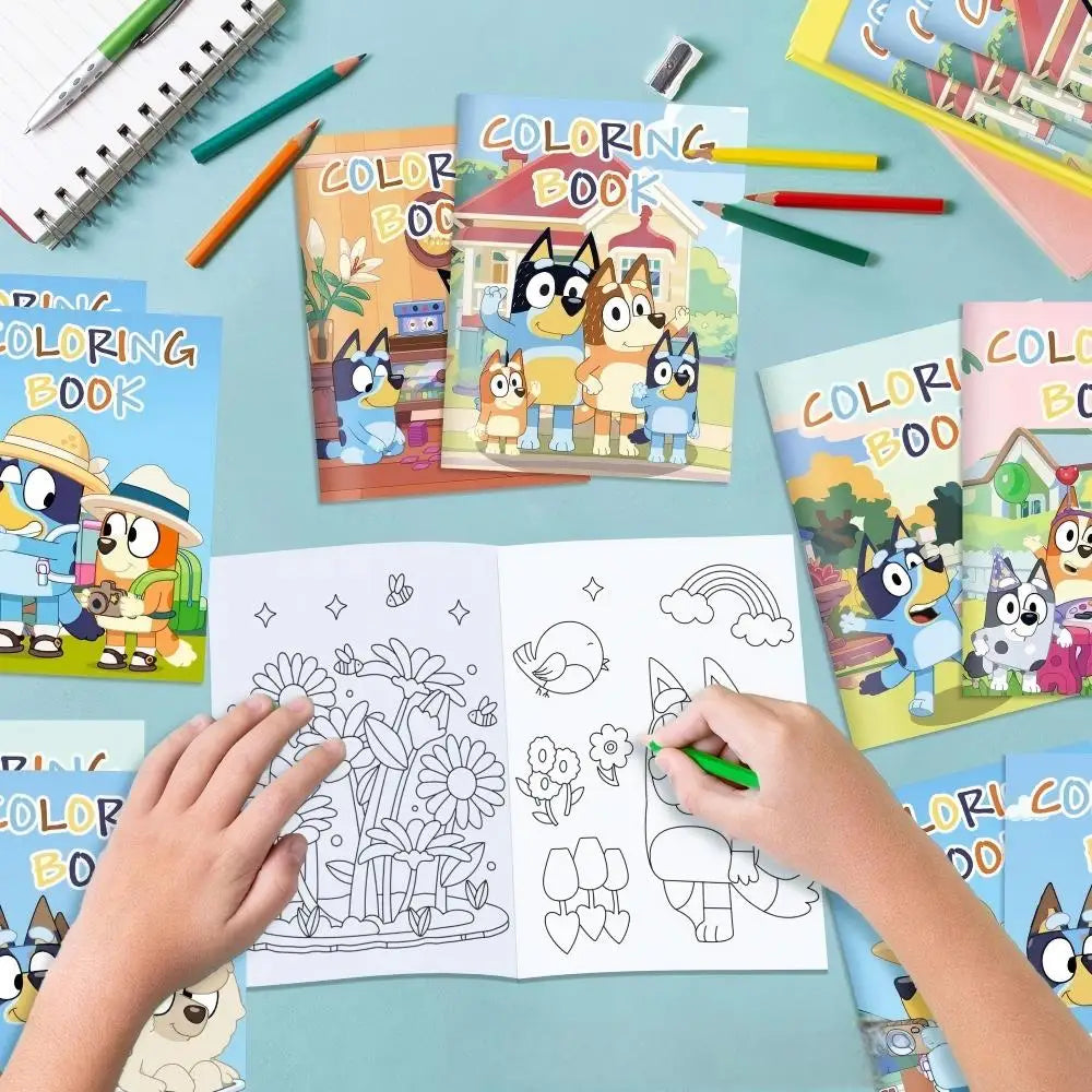 Bluey & Bingo Malbuch-Set