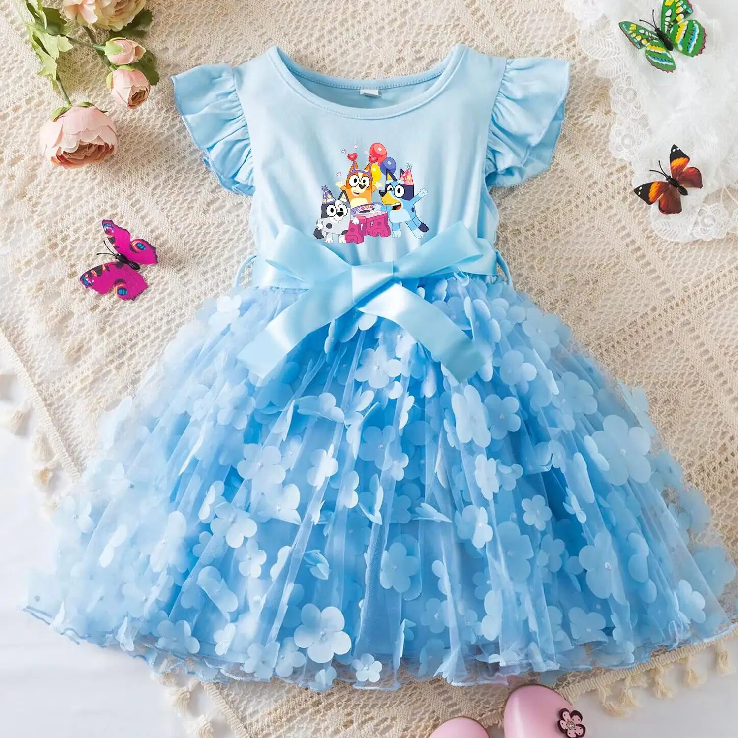 Bluey & Bingo Sommerkleid