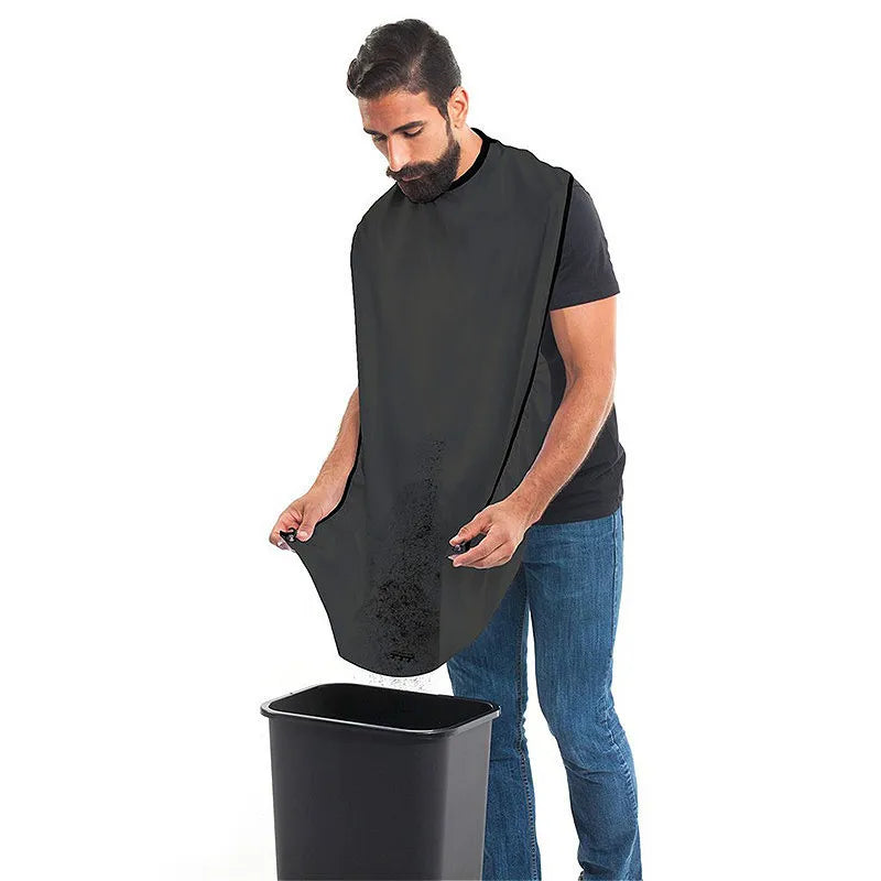 Männliche Rasierschürze, Bartfänger, Umhang, Pflege, Lätzchen, Gesicht, rasiertes Haar, Lätzchen für Erwachsene, Rasierer, Reinigung, Friseur, für Männer, saubere Schürze, Geschenk
