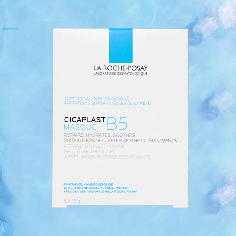 La Roche-Posay Cicaplast B5 Multi-Action Repair Mask Intensiv feuchtigkeitsspendende, beruhigende Barriere-Reparaturmaske für empfindliche Haut nach der Behandlung.