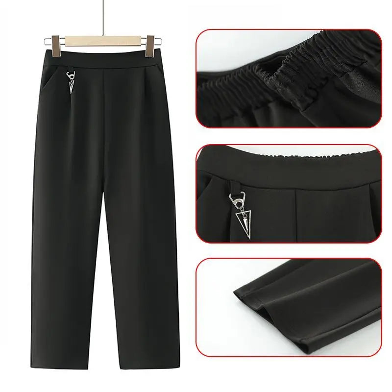 Neuer chinesischer Stil: Elegante Damen-Strickoberteile aus Eisseide für Frühling/Sommer – Ideal für ältere Frauen und Omas