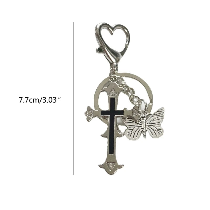 Keychain Süße Kühle Tasche Hosen Anhänger Schlüsselring Y2k Mode Anhänger Keychain Vintage Ästhetischen Zubehör