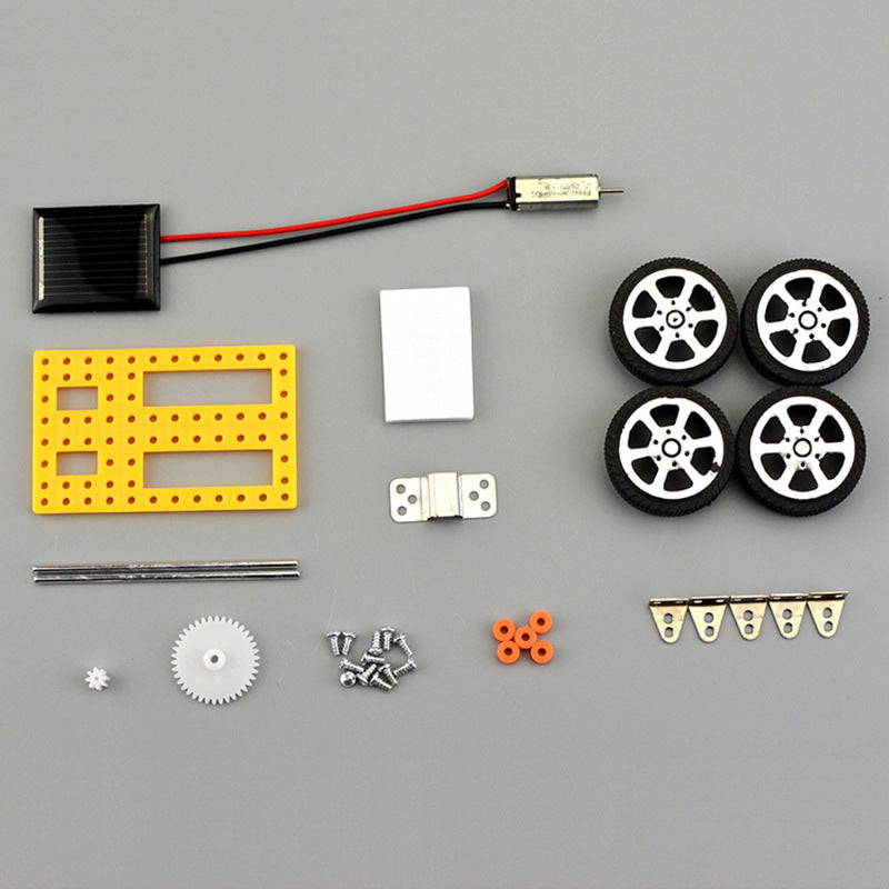Solarauto-Spielzeug für Kinder, Mini-DIY-montiertes, energiebetriebenes Auto-Set, STEM-Lernspielzeug für Kinder, Kreativität, Geburtstagsgeschenk