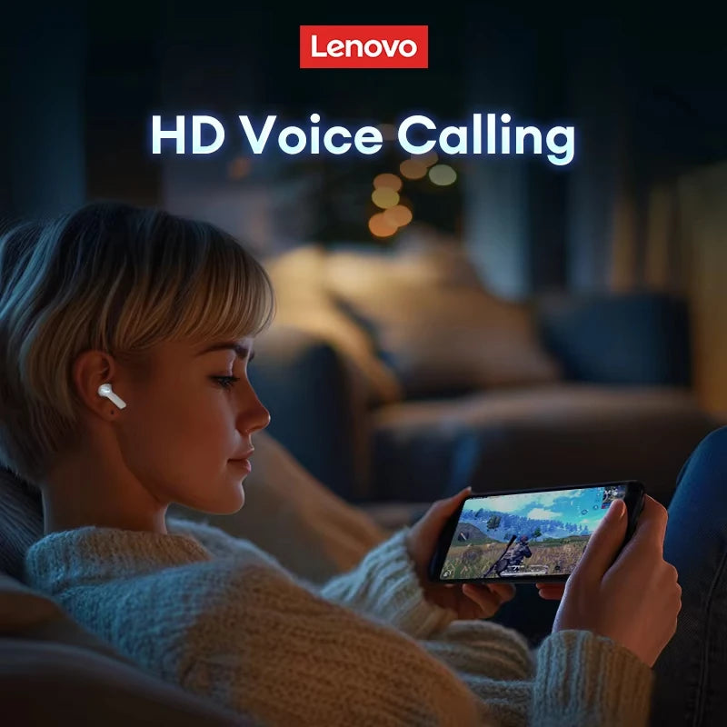 Lenovo XT53 Wireless Upgrade Bluetooth 5.4 Kopfhörer Ultra Long Endurance Gaming Headset mit geringer Latenz LED-Digitalanzeige-Ohrhörer