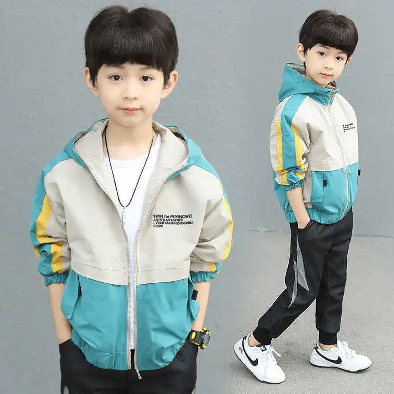 Teen Jungen Wolljacke Herbst Winter Neue Lange Stil Einfarbig Dicke Warme Revers Trenchcoat Für 3-10Y Kinder Hübsche Oberbekleidung