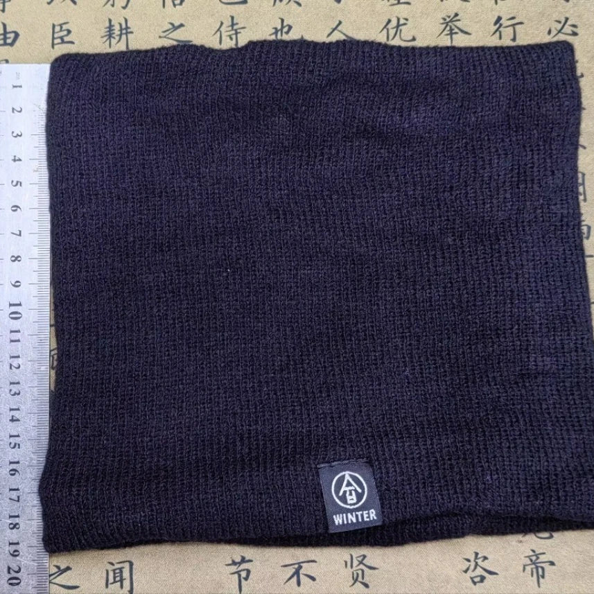 Gestrickter Halswärmer, Sportschal, modisch, weich, für Damen und Herren, Gesichtsbedeckung, Winter, Skaten, Laufen, Wandern, Schals, dick, kältebeständig