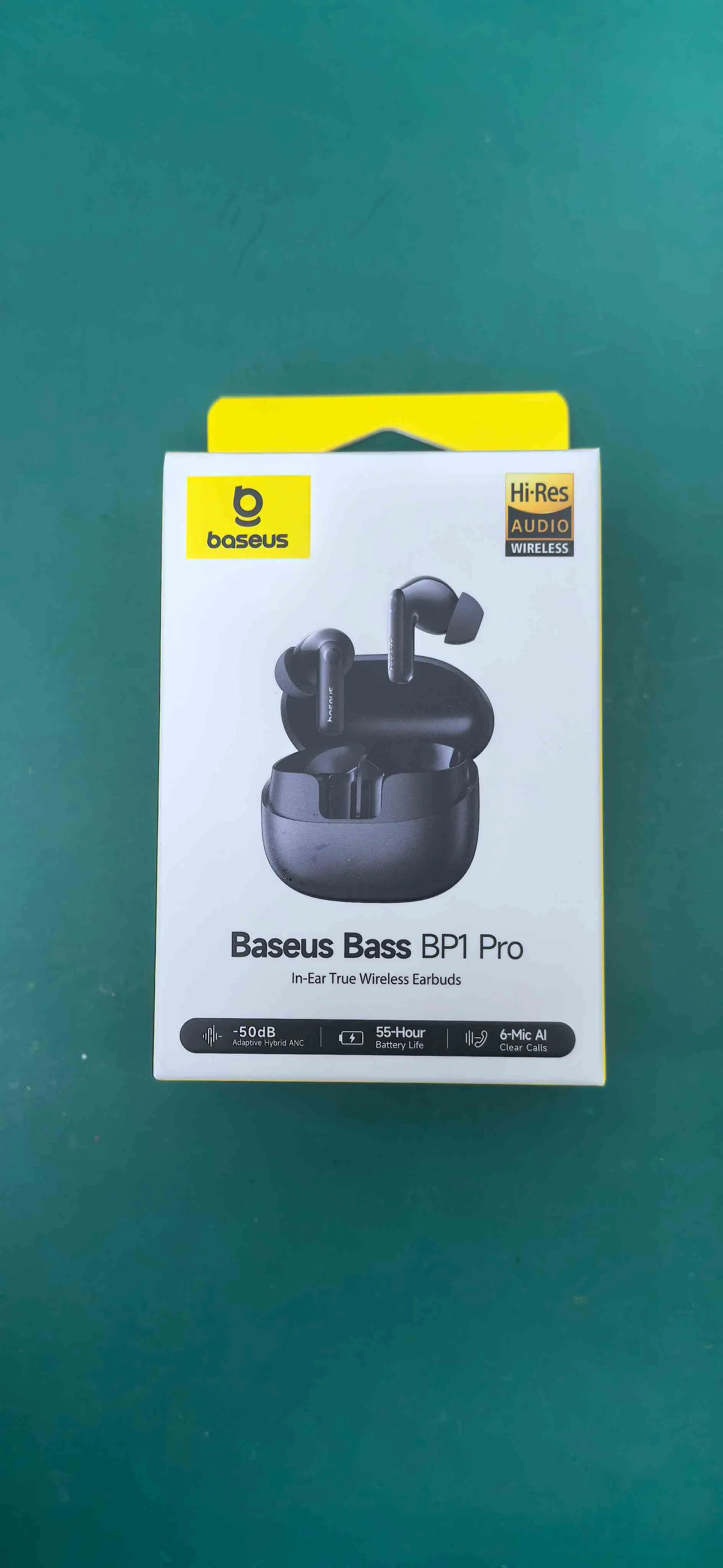 Baseus EP10 Pro ANC Ohrhörer, kabellose Bluetooth 6.0-Kopfhörer, 50 dB, Echtzeit-Adaptive-Kopfhörer, 6 Mikrofon, hochauflösende LDAC IP55-Ohrhörer