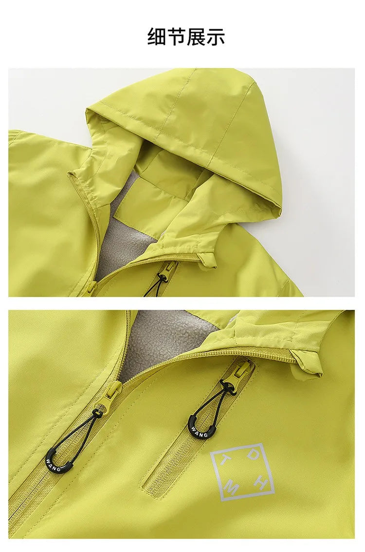 Herbst Winter Teen Jungen Jacke Dicke Fleece Winddicht Warme Kapuze Sport Mantel Für 4-14 Jahre Kinder Kleidung Kinder oberbekleidung Top