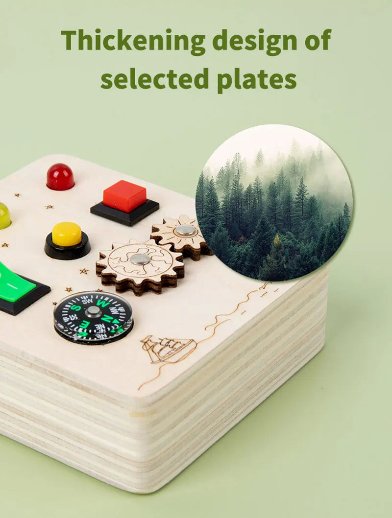 Montessori LED Busy Board