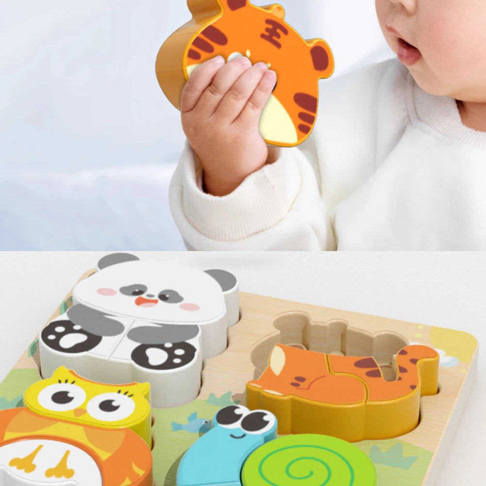 Wooden Animal Puzzle Toy