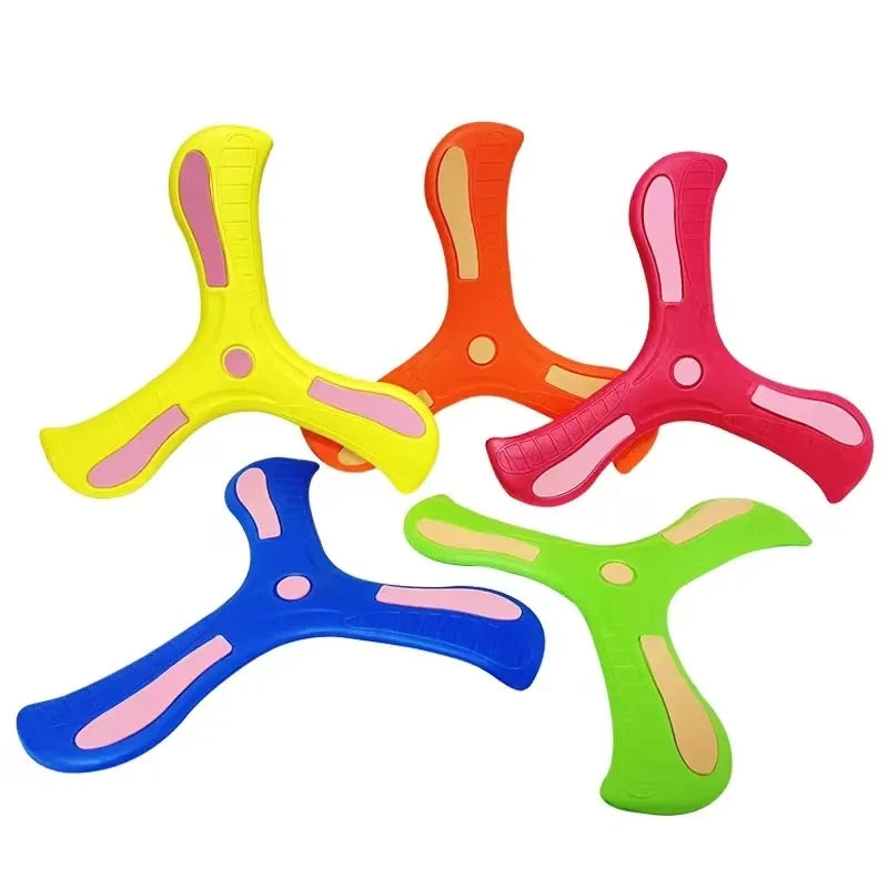 1/2/3 Stück Bumerang Weicher Dreiblättriger Kreuz-Bumerang für Erwachsene Interaktives Outdoor-Spielzeug Puzzle Entspannungsgeschenk