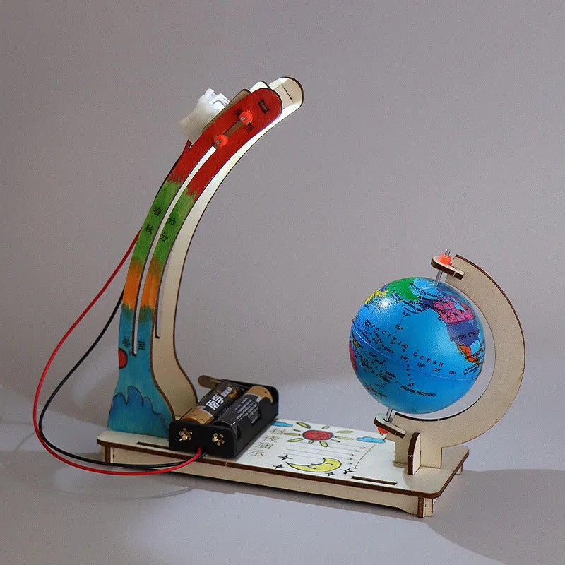 Erde Tag Nacht Alternation Simulation Kinder Wissenschaft Spielzeug DIY STEM Technologie Physik Lernen Spaß Lehrmittel Spielzeug