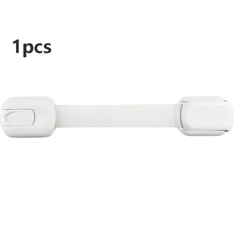 Baby Safety Lock, Drawer Child Proof Latch, Cabinet Locks, Self-Adhesive Cabinet, Drawer and Door Straps, Baby Proof Straps