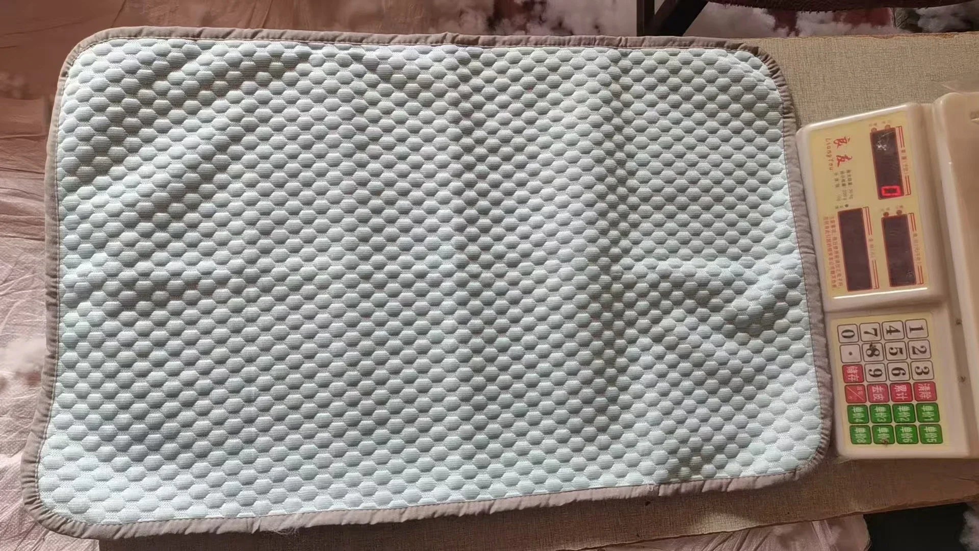 Sommer-Kühlkissenbezug, einfarbig, Ice-Bean-Kissenbezug, kühles Gefühl, Klimaanlagenbezug, waschbar (ohne Kissen), 48 x 70 cm