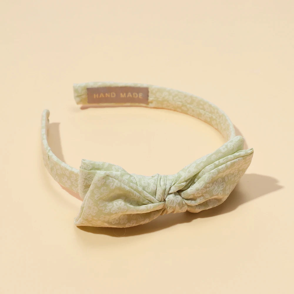 Kids Printed Bow Headband
