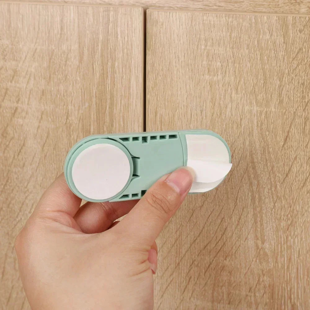Latches Cabinet Door Protection 5 Pieces Child Drawer Safety Baby Anti-Pinch Hand Invisible Lock Opposite Door Wardrobe Lock