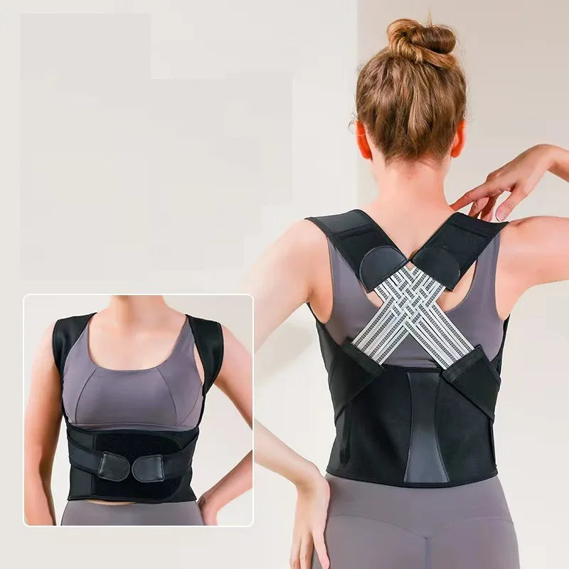 Neue Erwachsene Haltung Corrector Gürtel Atmungsaktive Zurück Korrektur Strap Frauen Männer Zurück Unterstützung Sitzen Position Korrektur Werkzeug