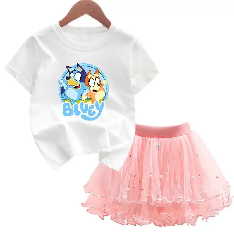 Bluey & Bingo Girls Dress Set