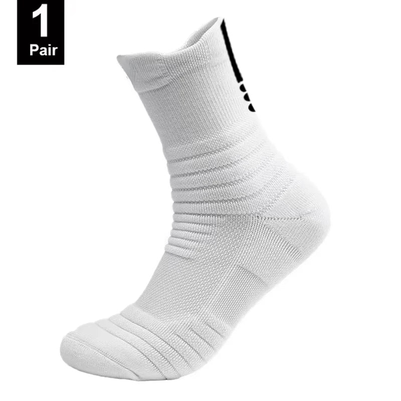 1/3 Pairs Anti-slip Fußball Socken Männer Baumwolle Socke Kurze Lange Röhre Fußball Basketball Sport Socken Atmungsaktive Deodorous socke 39-45